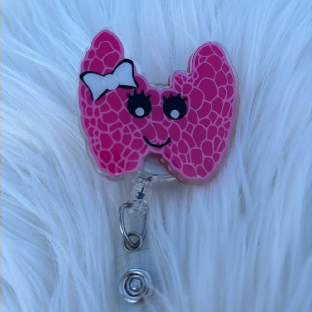 Thyroid theme Badge Reel retractable new
